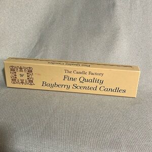 Vintage The Candle Factory Bayberry Scented Candles